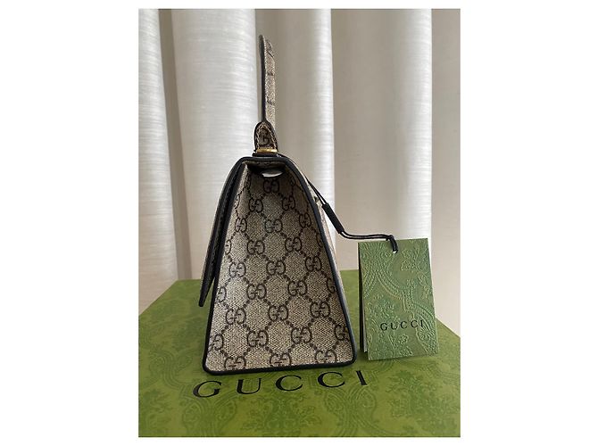 Gucci x Balenciaga Hourglass The Hacker Project misura piccola Beige - vista 4