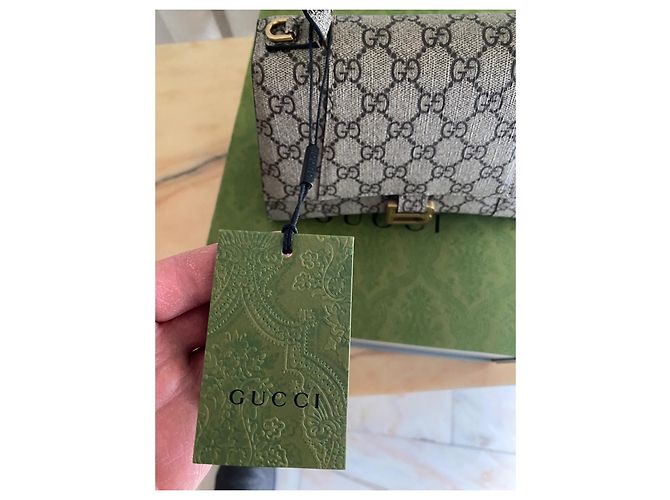 Gucci x Balenciaga Hourglass The Hacker Project misura piccola Beige - vista 6