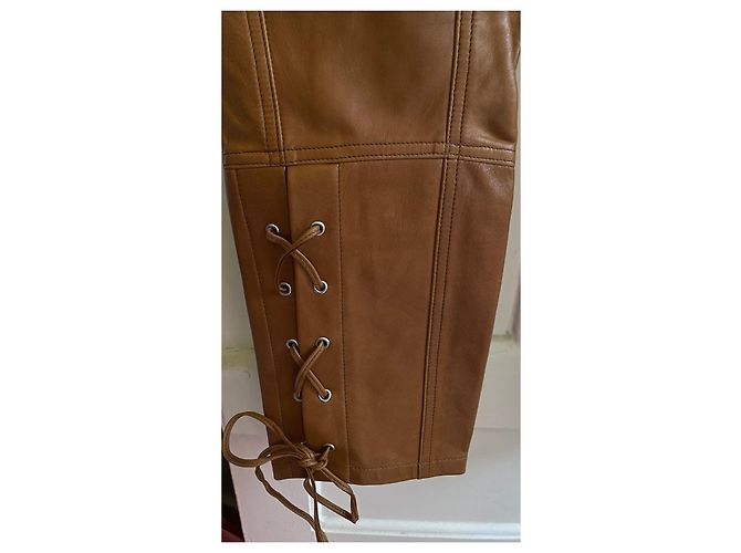 Isabel Marant Lammlederhose caramel Karamell - Ansicht 8