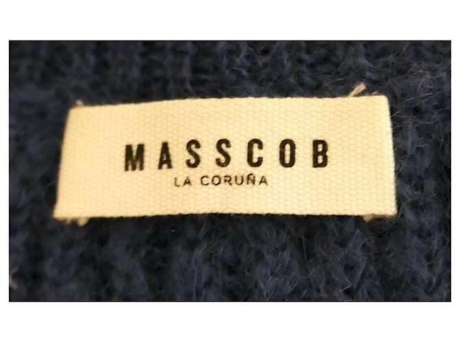 Masscob blauer Mohairpullover - Ansicht 4