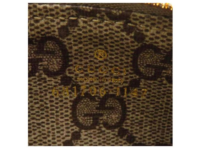 Gucci x Balenciaga Tarjetero con correa GG Supreme Monogram Logo Beige Ebony - vista 11