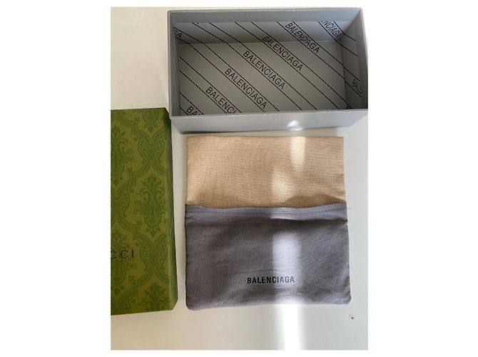 Gucci x Balenciaga Tarjetero con correa GG Supreme Monogram Logo Beige Ebony - vista 6