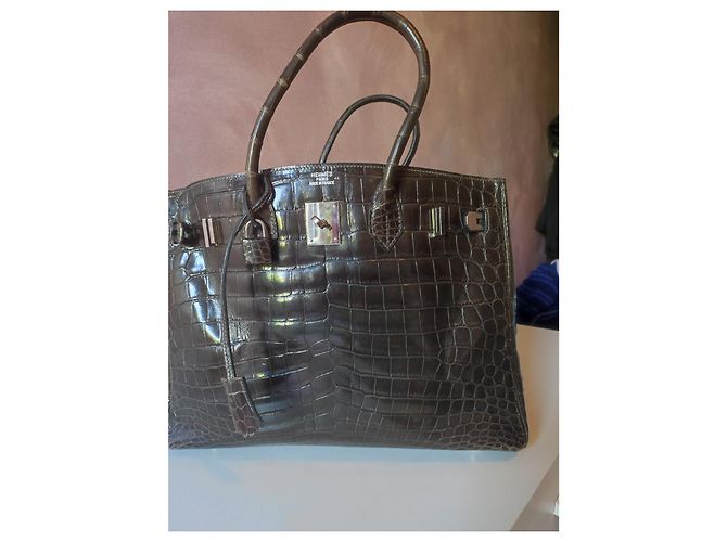 Hermès Handtasche Braun - Ansicht 2