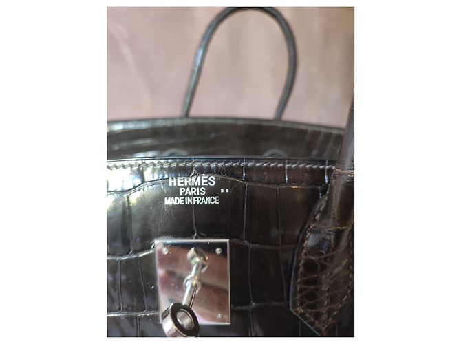 Hermès Handtasche Braun - Ansicht 3