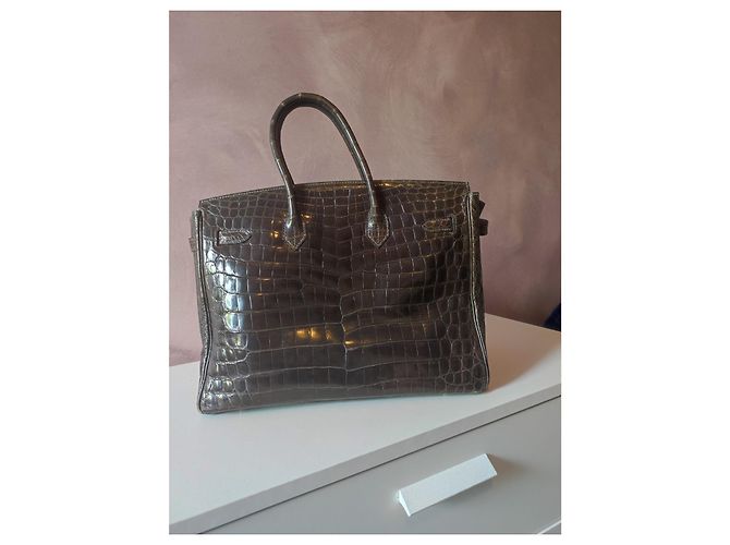 Hermès Handtasche Braun - Ansicht 4