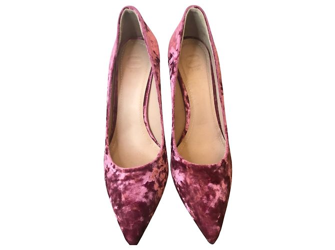 Autre Marque décolleté in velluto 8 di Yoox Rosa - vista 9