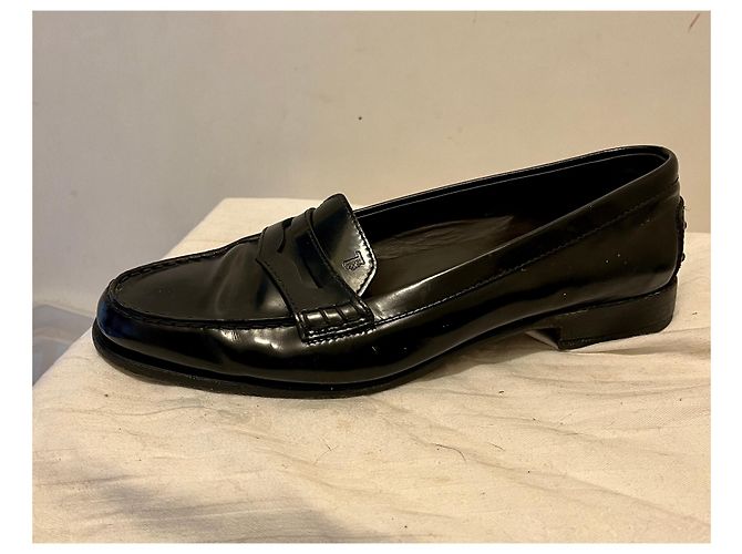 Tod's Mocassini Tod´s Gommino in pelle nera Nero - vista 2