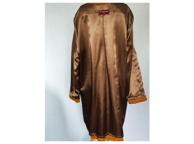 Autre Marque Caramel Deerskin Coat - view 6
