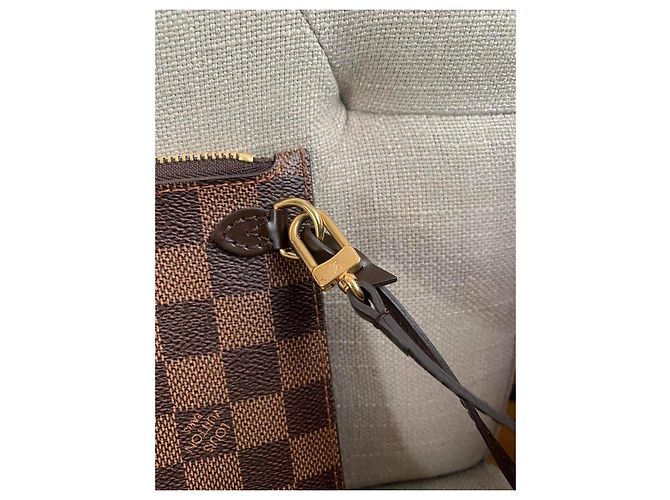 Louis Vuitton Cartera de Neverfull MM Castaño - vista 3