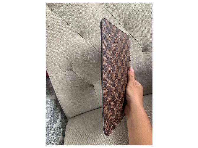 Louis Vuitton Cartera de Neverfull MM Castaño - vista 7