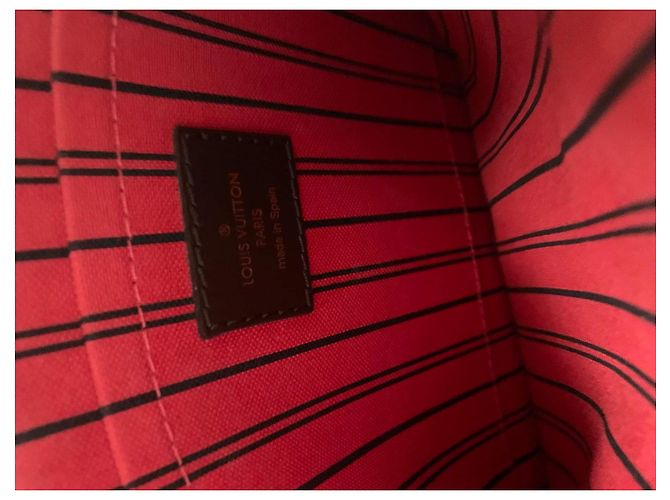 Louis Vuitton Cartera de Neverfull MM Castaño - vista 8