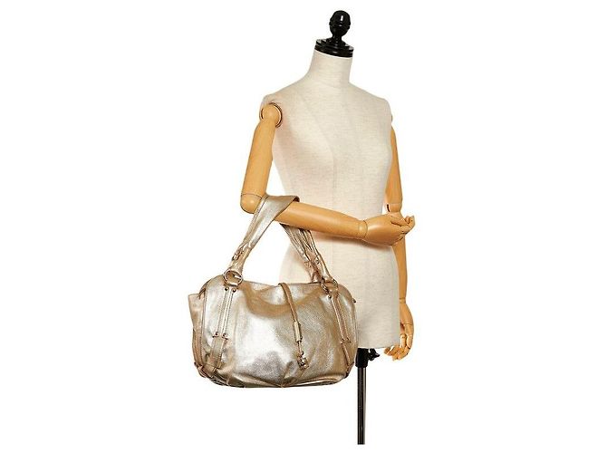 Céline Metallic Leather Bittersweet Hobo Bag - view 8