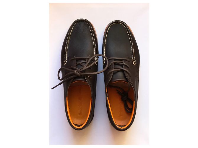 Timberland Jackson's Landing Scarpe stringate in pelle marrone scuro - vista 5