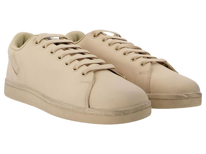 Raf Simons Orion Sneakers in Beige Leather - view 2