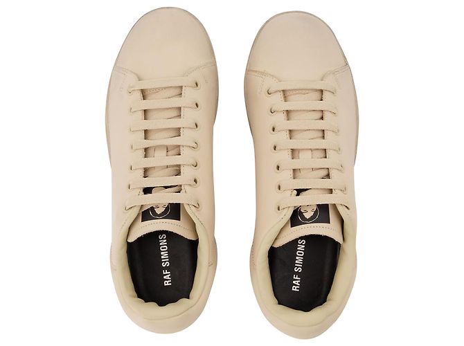 Raf Simons Orion Sneakers in Beige Leather - view 4