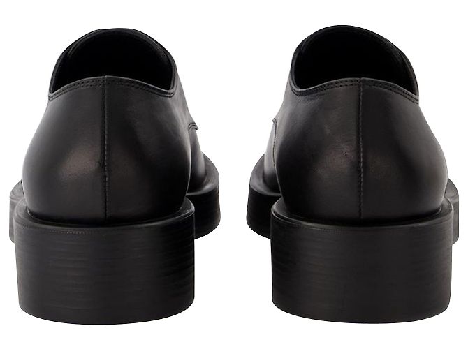 Ann Demeulemeester Zapatos con cordones Constant en cuero negro - vista 3