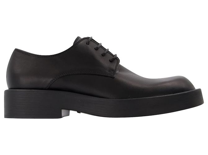 Bottes Ann Demeulemeester Vintage - Cuir Noir, Talon Incliné - Pointure 37/7