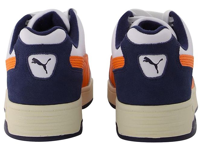 Puma Cestini Slipstream retrò in pelle bianca - vista 3