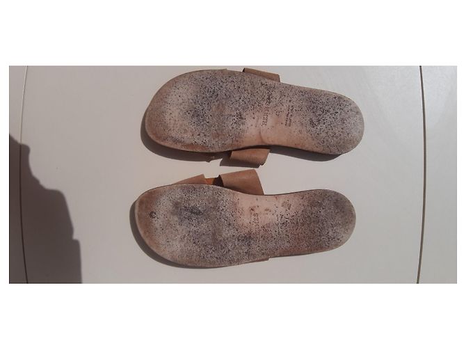 Sandali Hermès Uomo Sand Pelle di vitello 42 Sabbia - vista 3