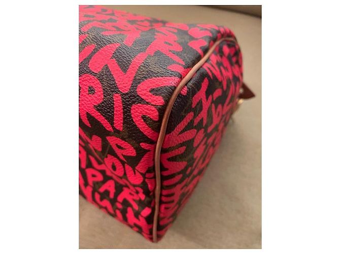 Louis Vuitton speedy 30 limited graffiti Multicolore - vista 7