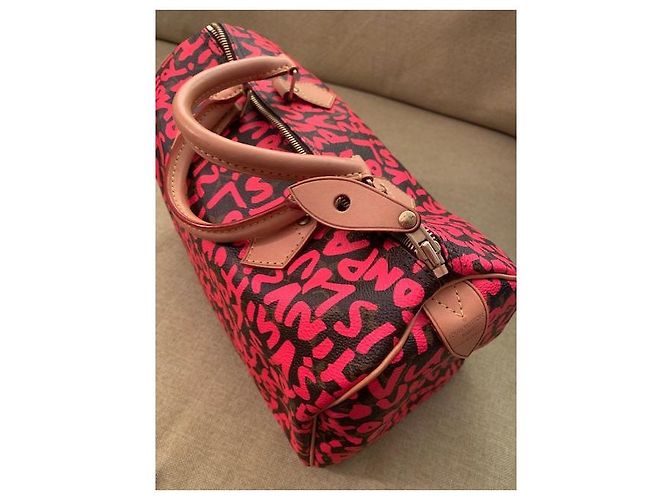 Louis Vuitton speedy 30 limited graffiti Multicolore - vista 9