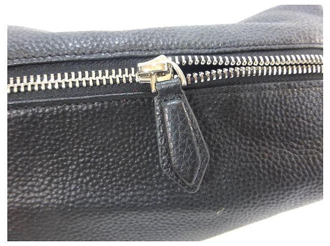 Autre Marque Beauty case in pelle nera Nero - vista 11