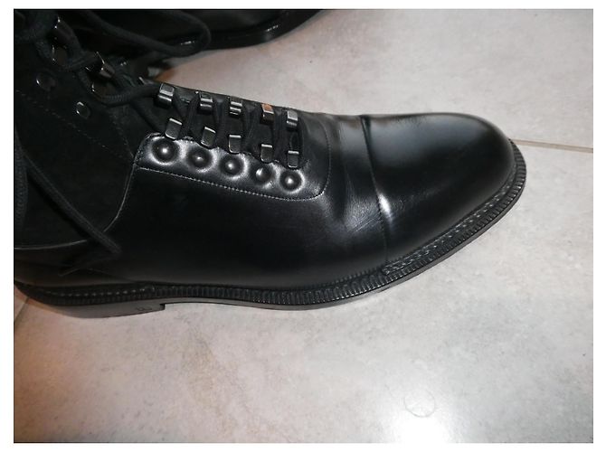 louis vuitton leather boots 41.5 Black - view 6