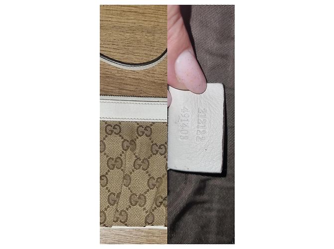 Borsa a mano Gucci Beige in tessuto - vista 3