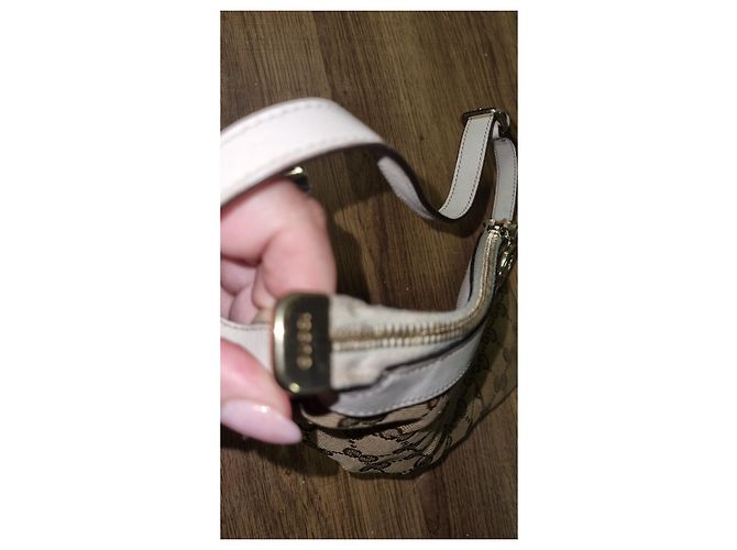 Borsa a mano Gucci Beige in tessuto - vista 6