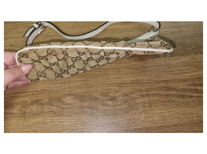 Borsa a mano Gucci Beige in tessuto - vista 9