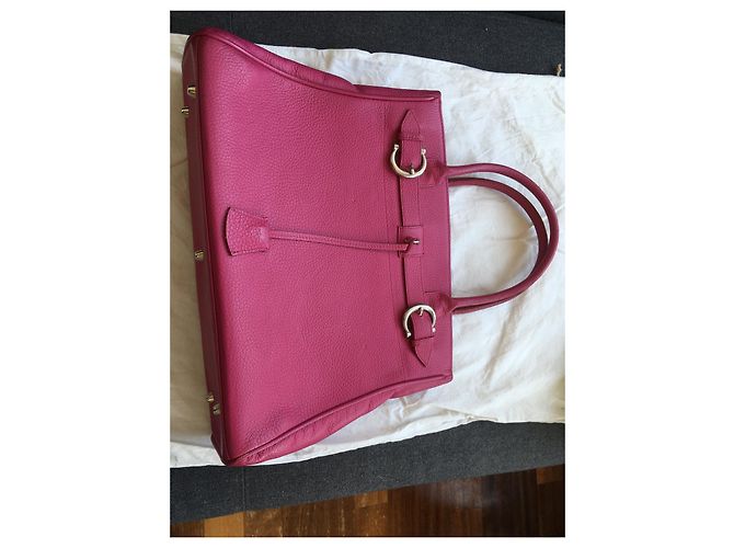 Autre Marque Borsa a mano Renouard Prestige in pelle fucsia - vista 2