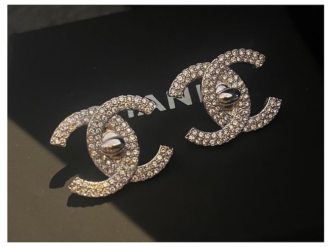 Orecchini in costume di Chanel Argento - vista 2