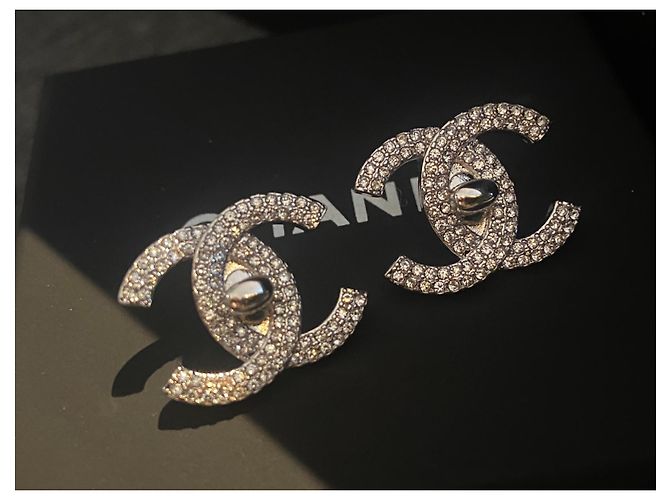 Orecchini in costume di Chanel Argento - vista 3