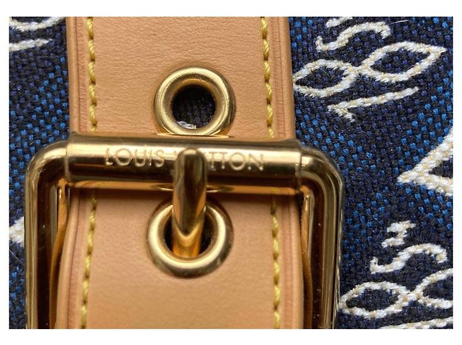 Sublime new Louis Vuitton clogs in box 37 Collection 1854 White Blue - view 5