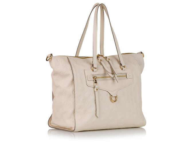 Louis Vuitton Monogram bianco Empreinte Lumineuse PM Crudo - vista 2