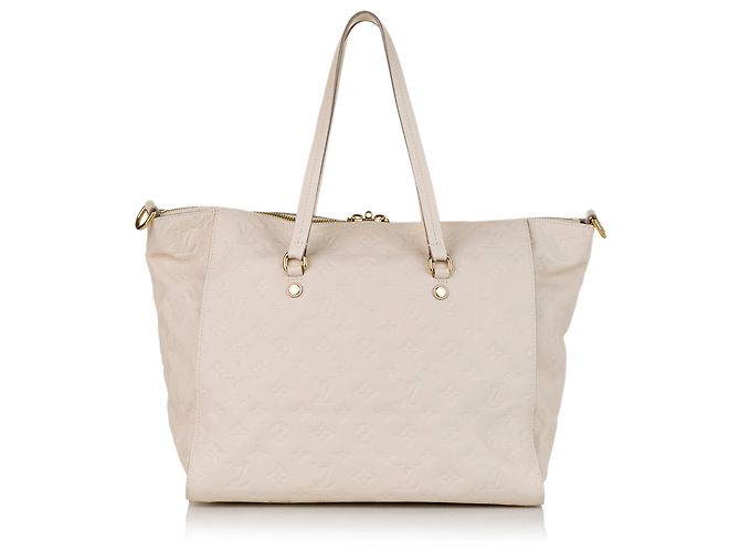 Louis Vuitton Monogram bianco Empreinte Lumineuse PM Crudo - vista 3