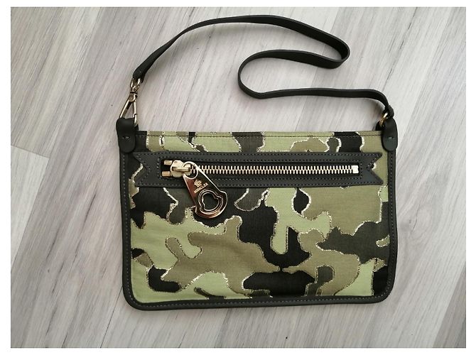Pochette Moncler Verde Sintetica - vista 2