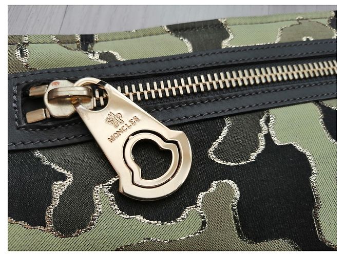 Pochette Moncler Verde Sintetica - vista 3