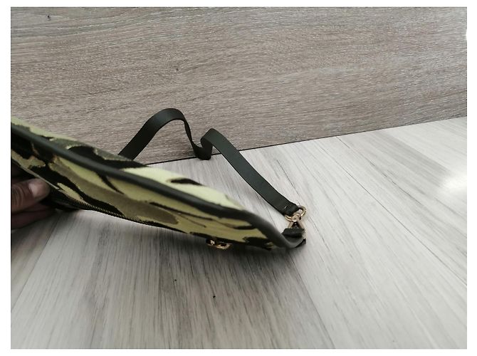 Pochette Moncler Verde Sintetica - vista 8