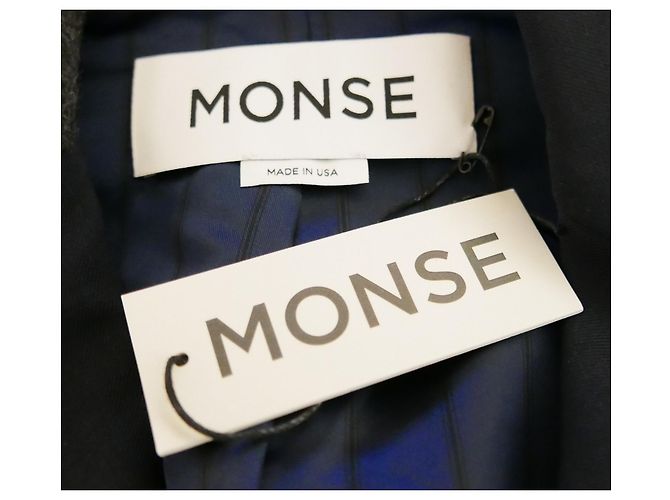 Autre Marque Monse PF19 Chaqueta deconstruida Azul marino - vista 5