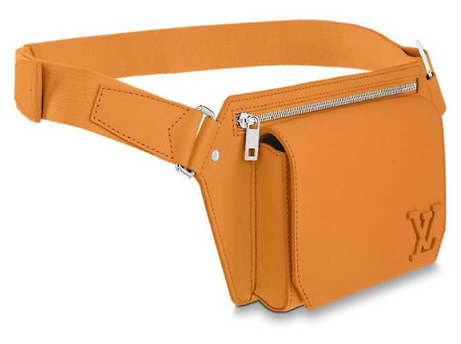 Louis Vuitton Borsa a tracolla LV Aerogram Saffron Giallo - vista 3