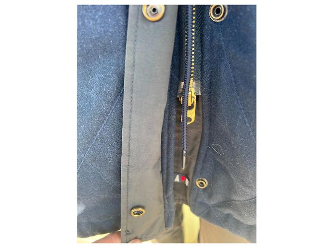 Parka Scotch and Soda de lana azul Talla S - vista 2