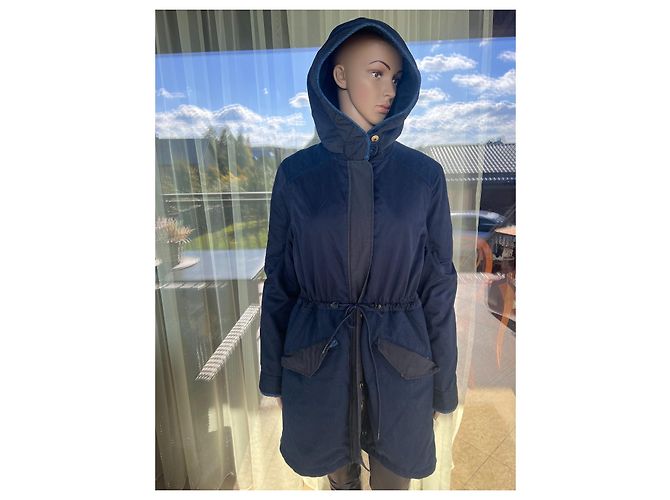 Parka Scotch and Soda de lana azul Talla S - vista 5