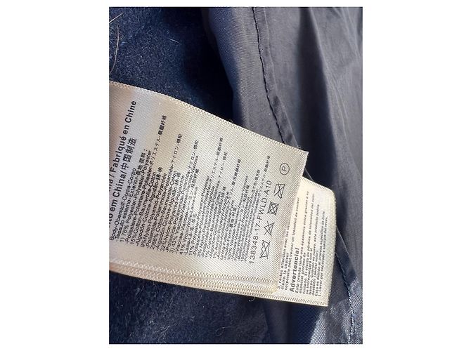 Parka Scotch and Soda de lana azul Talla S - vista 8