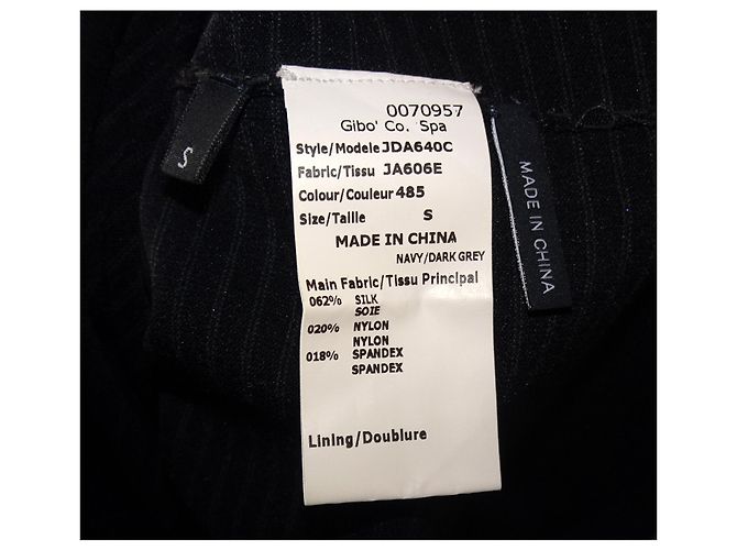 JIL SANDER POLO MANGAS CORTAS Gris antracita Azul marino - vista 3