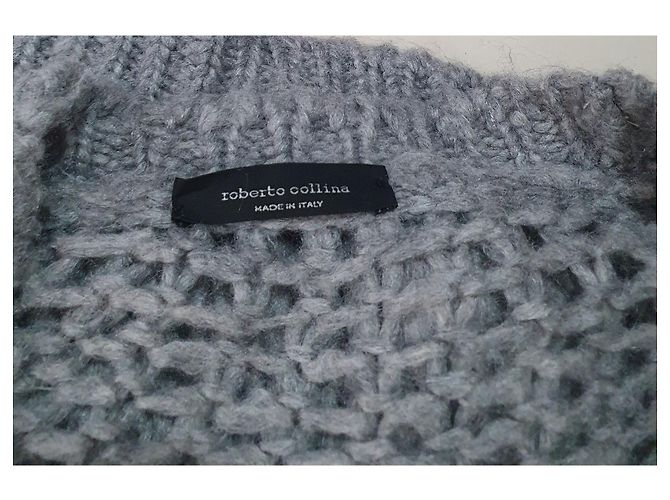 Cárdigan de cachemira Roberto Collina Gris M - vista 5