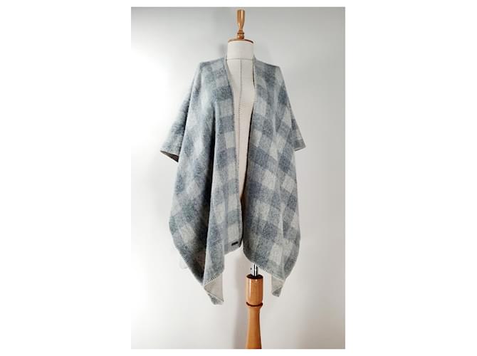 Woolrich Kaschmir-Poncho Grau - Ansicht 5