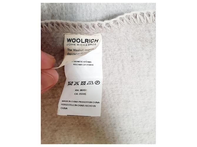 Woolrich Kaschmir-Poncho Grau - Ansicht 8
