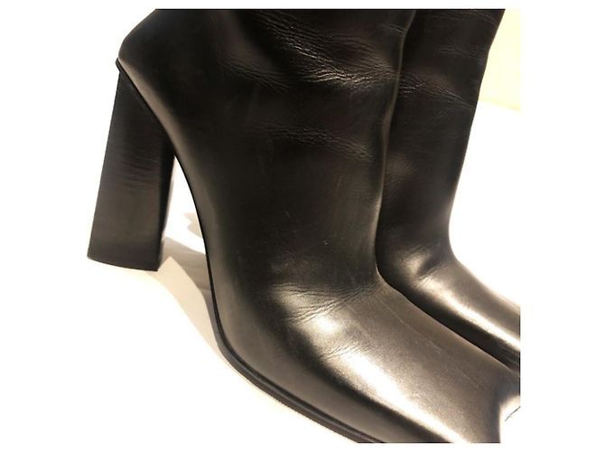 *BALENCIAGA BOTAS DE CUERO LUNA Balenciaga 35 - vista 9