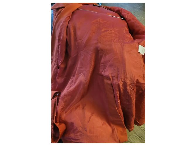 Gianfranco Ferre Vintage GFF Ferré Roter wasserdichter Trenchcoat - Ansicht 4